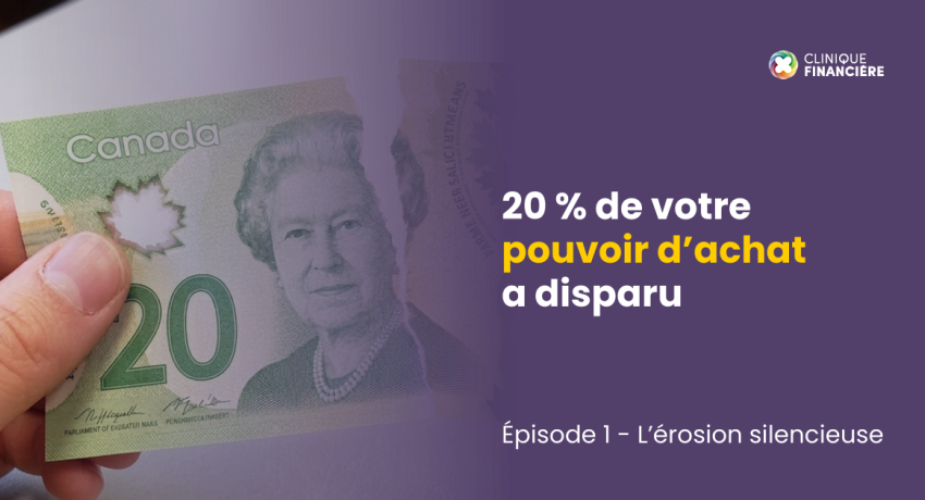 20 % de votre pouvoir d’achat a disparu