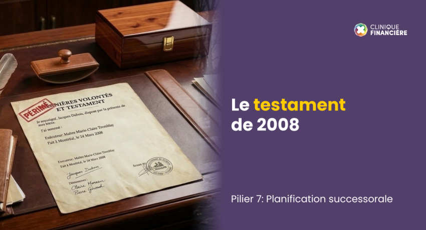 Le testament de 2008