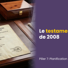Le testament de 2008